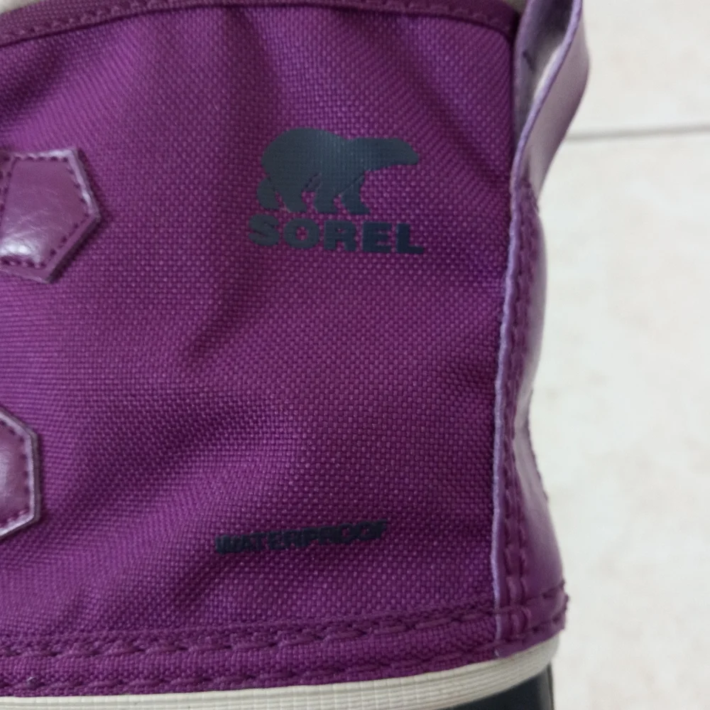 Sorel Children Yoot Pac Waterproof Nylon Boots Wild Iris/Dark Plum sz.13